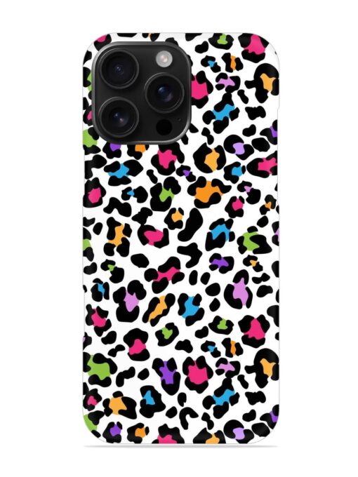 Seamless Leopard Pattern Snap Case for Apple Iphone 16 Pro Max