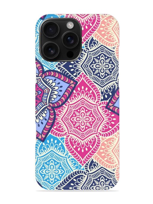 Ethnic Floral Seamless Snap Case for Apple Iphone 16 Pro Max