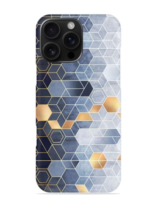 Geometric Abstraction Hexagons Snap Case for Apple Iphone 16 Pro Max