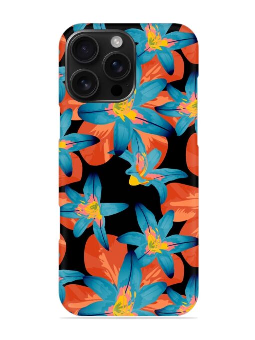 Philippine Flowers Seamless Snap Case for Apple Iphone 16 Pro Max