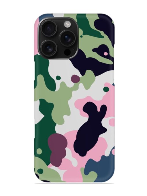 Seamless Funky Camouflage Snap Case for Apple Iphone 16 Pro Max