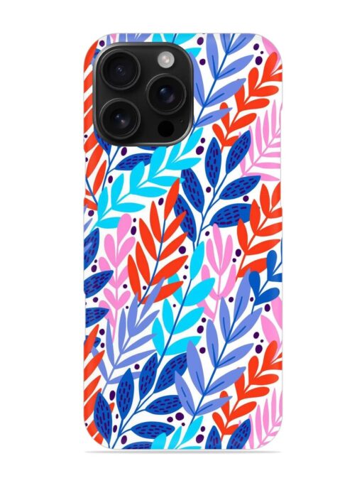 Bright Floral Tropical Snap Case for Apple Iphone 16 Pro Max