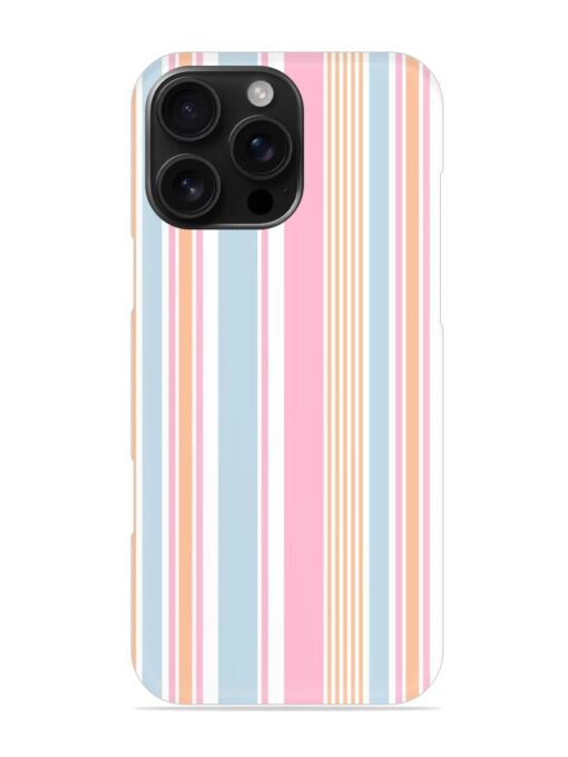 Stripe Seamless Pattern Snap Case for Apple Iphone 16 Pro Max