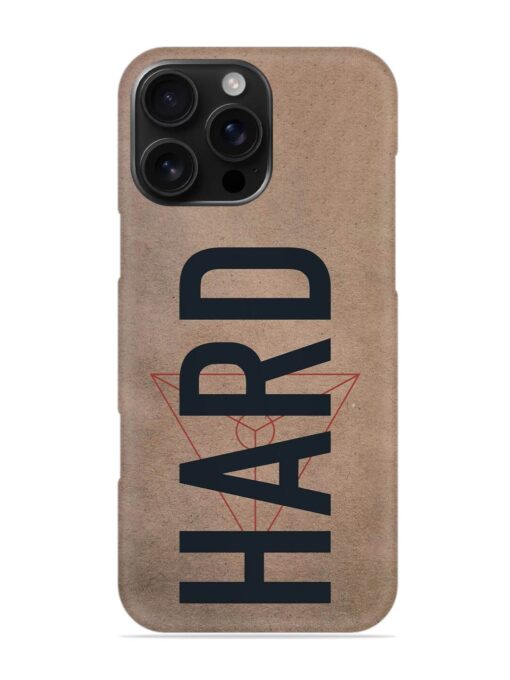 Hard Typo Snap Case for Apple Iphone 16 Pro Max