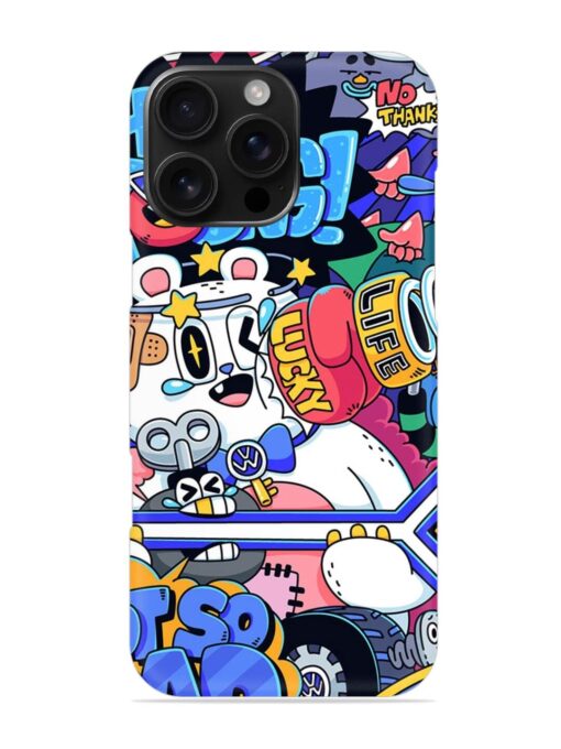 Universal Doodle Snap Case for Apple Iphone 16 Pro Max