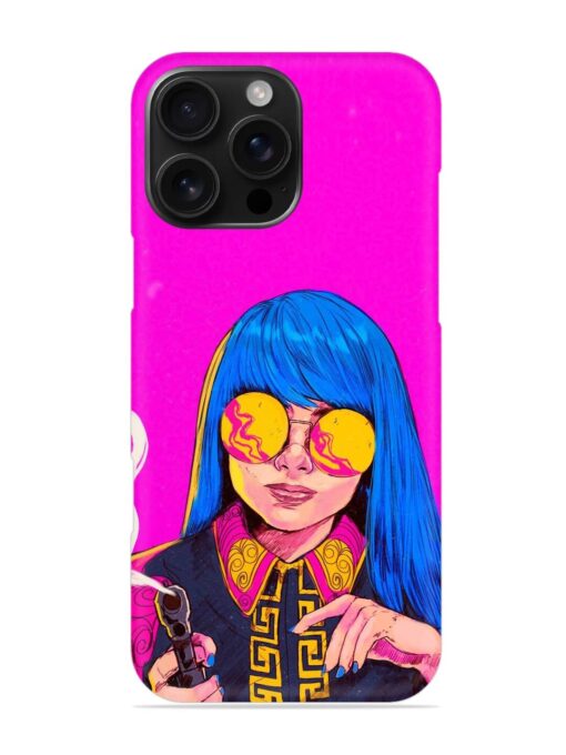 Aesthetic Anime Girl Snap Case for Apple Iphone 16 Pro Max