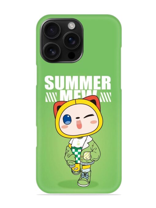 Summer Mew Snap Case for Apple Iphone 16 Pro Max