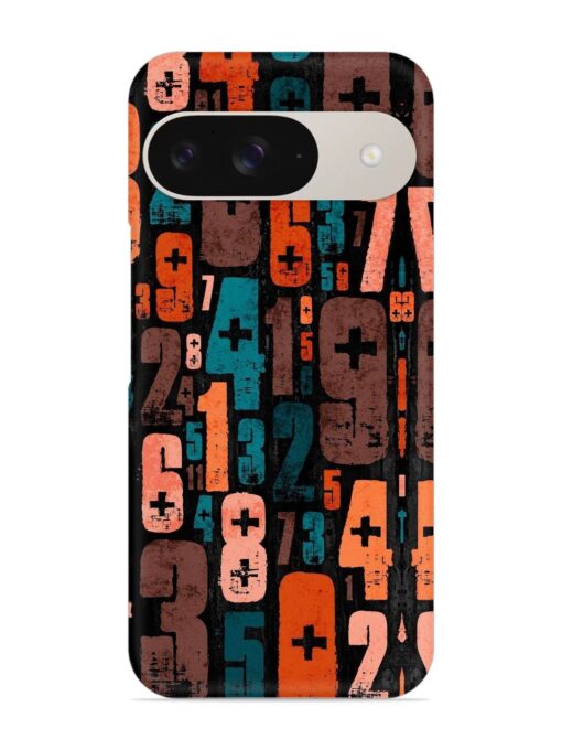 0 To 9 Art Snap Case for Google Pixel 9