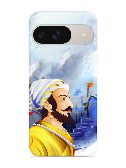 Shivaji Maharaj Color Paint Art Snap Case for Google Pixel 9