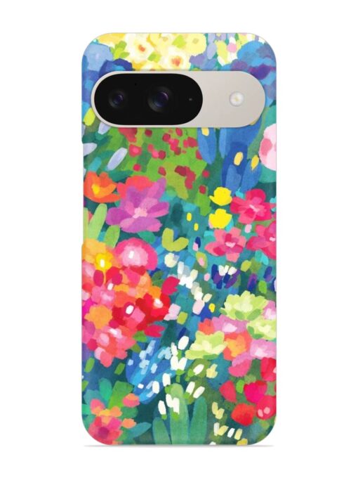 Watercolor Flower Art Snap Case for Google Pixel 9