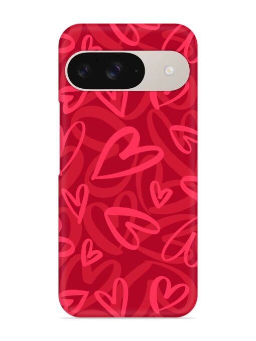 Seamless Romantic Pattern Snap Case for Google Pixel 9