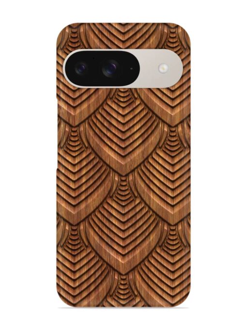 Carved Pattern On Snap Case for Google Pixel 9