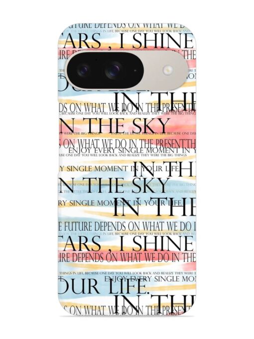 Seamless Slogans Pattern Snap Case for Google Pixel 9