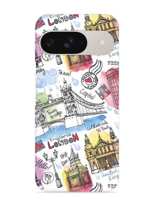 Vector London Landmark Snap Case for Google Pixel 9