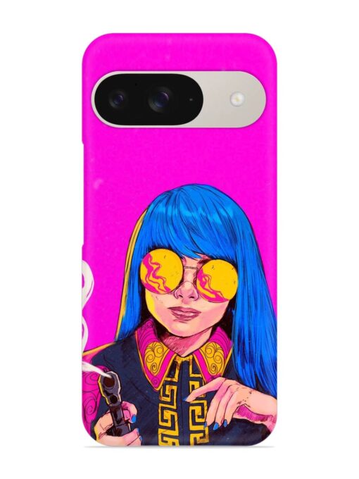 Aesthetic Anime Girl Snap Case for Google Pixel 9