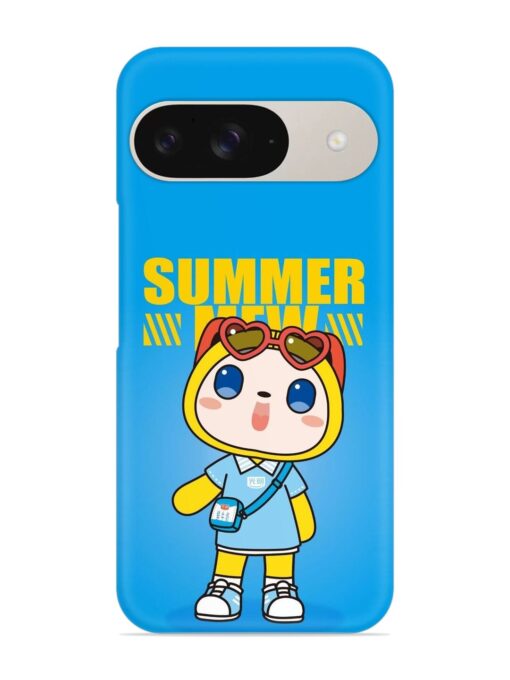 Summer Mew Cartoon Snap Case for Google Pixel 9