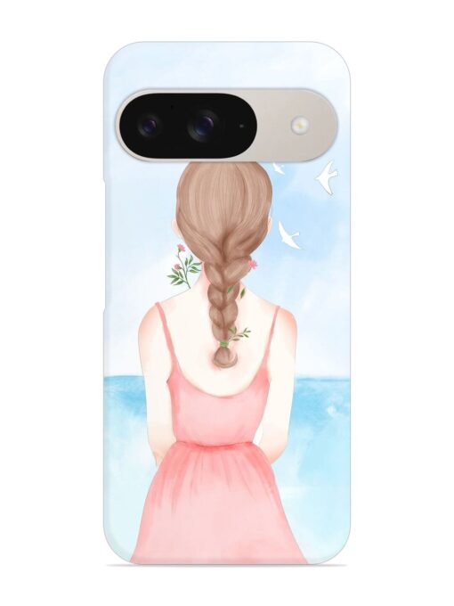 Watercolor Girl Vector Snap Case for Google Pixel 9