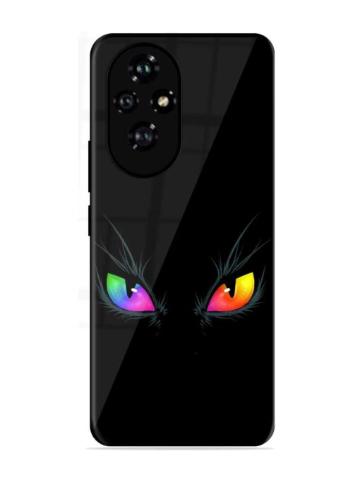 Cat Eyes Glossy Metal Phone Cover for Honor 200 (5G)