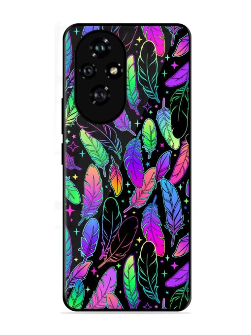 Bright Multi Colored Seamless Glossy Metal Phone Cover for Honor 200 (5G)