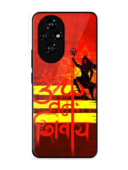 Illustration Lord Shiva Glossy Metal TPU Phone Cover for Honor 200 (5G)