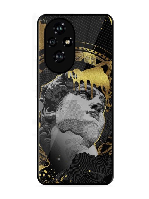 Roman Face Glossy Metal Phone Cover for Honor 200 (5G)