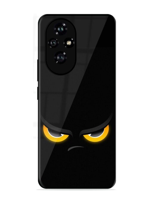 Scary Yellow Eye Glossy Metal TPU Phone Cover for Honor 200 (5G)