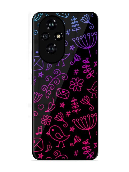 Cool Girly Glossy Metal Phone Cover for Honor 200 (5G)