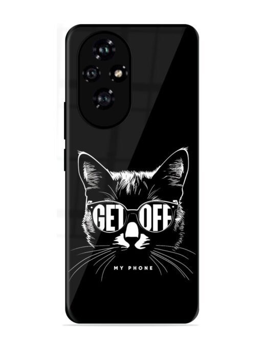 Get Off Glossy Metal TPU Phone Cover for Honor 200 (5G)