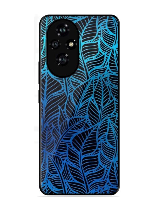 Decorative Topical Glossy Metal Phone Cover for Honor 200 (5G)