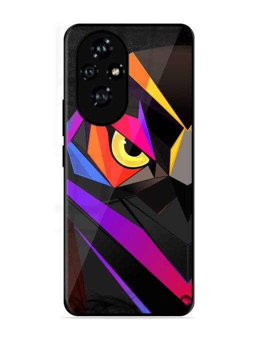 Wpap Owl Glossy Metal Phone Cover for Honor 200 (5G)