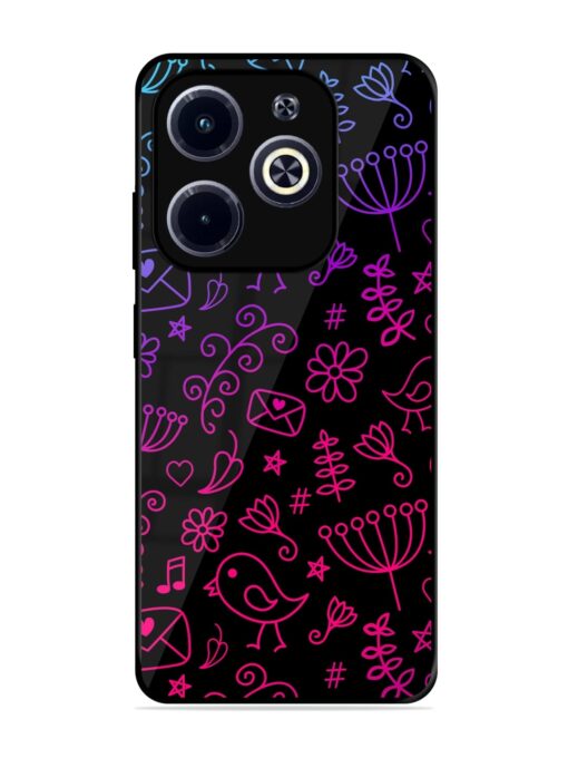 Cool Girly Glossy Metal Phone Cover for Infinix Hot 40I