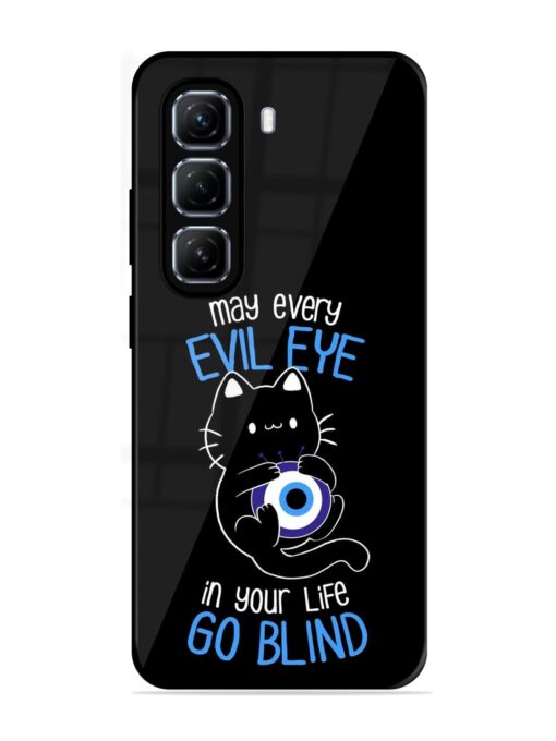 May every evil eye in your life go blind Glossy Metal Phone Cover for Infinix Hot 50 (5G)