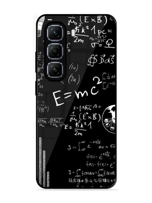 E=Mc2 Mass?Energy Equivalence Glossy Metal Phone Cover for Infinix Hot 50 (5G)