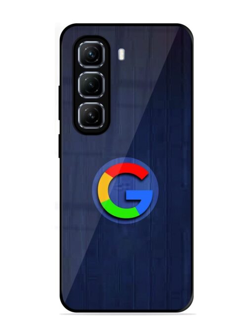 Google Logo Printed Glossy Metal TPU Phone Cover for Infinix Hot 50 (5G)