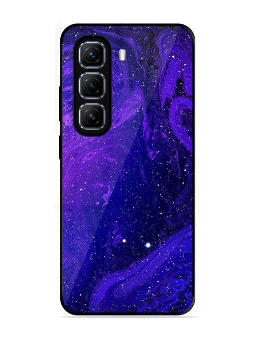 Galaxy Acrylic Abstract Art Glossy Metal Phone Cover for Infinix Hot 50 (5G)