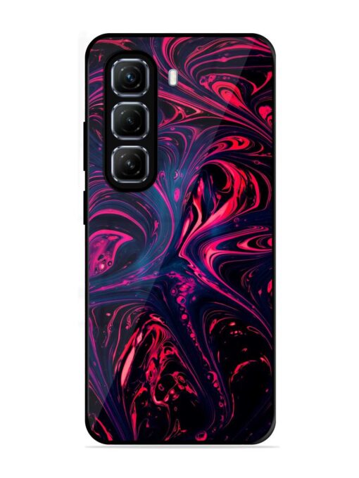 Abstract Background Glossy Metal Phone Cover for Infinix Hot 50 (5G)