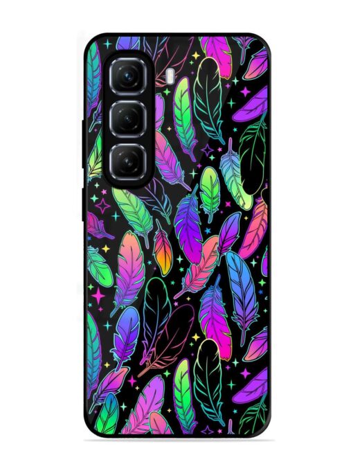 Bright Multi Colored Seamless Glossy Metal Phone Cover for Infinix Hot 50 (5G)