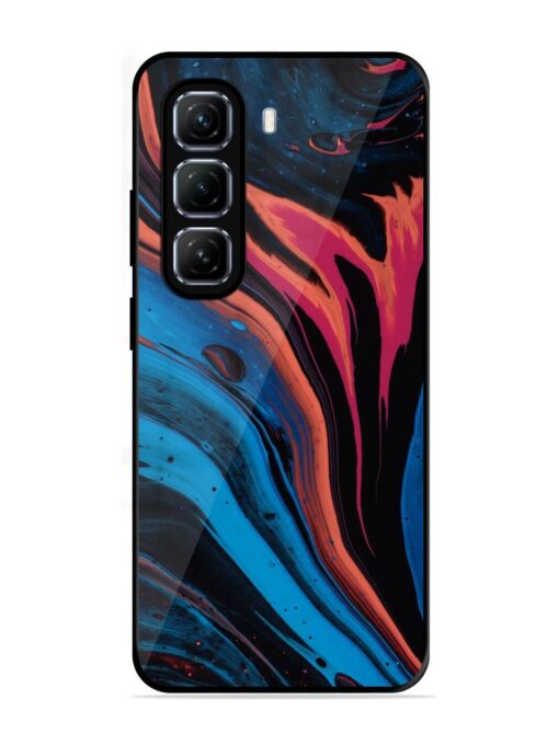 Liquefied Art Glossy Metal TPU Phone Cover for Infinix Hot 50 (5G)