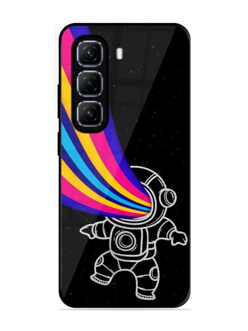 Astronaut Glossy Metal TPU Phone Cover for Infinix Hot 50 (5G)