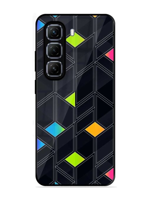 Abstract Mosaic Seamless Glossy Metal Phone Cover for Infinix Hot 50 (5G)