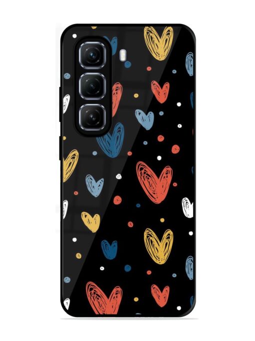 Happy Valentines Day Glossy Metal TPU Phone Cover for Infinix Hot 50 (5G)