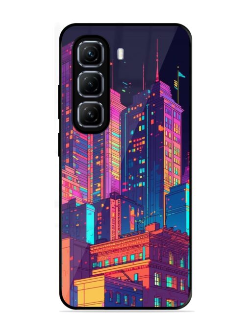 City View Glossy Metal Phone Cover for Infinix Hot 50 (5G)