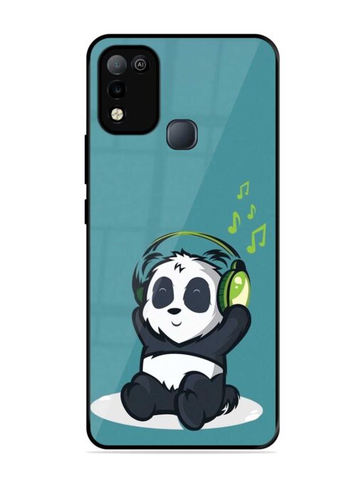 Music Panda Glossy Metal Phone Cover for Infinix Smart 5