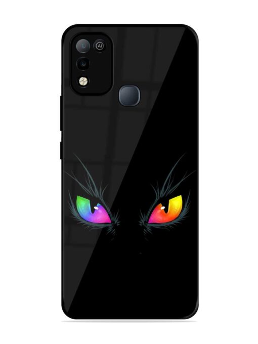 Cat Eyes Glossy Metal Phone Cover for Infinix Smart 5