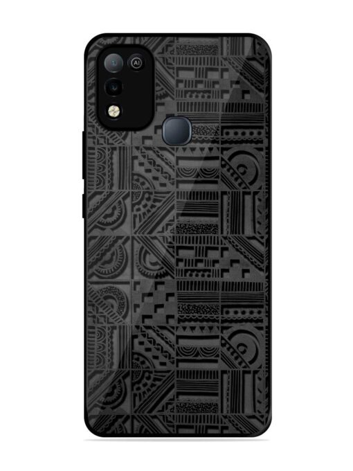 Seamless Pattern Glossy Metal Phone Cover for Infinix Smart 5