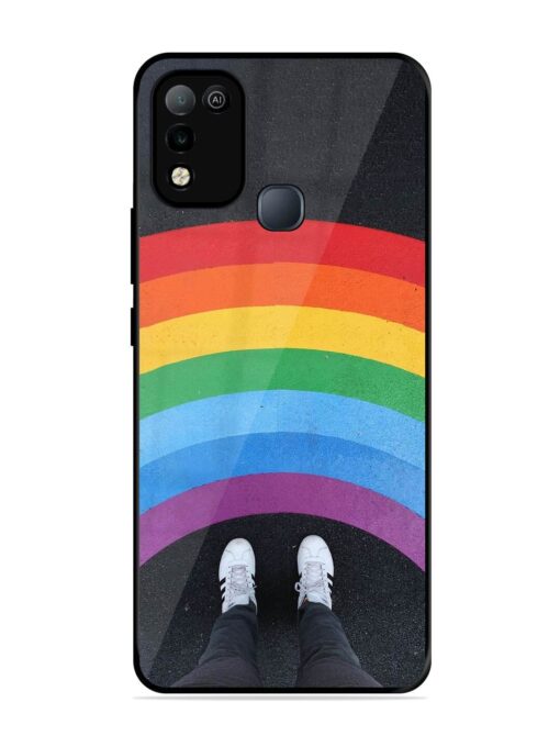 Legs Rainbow Glossy Metal TPU Phone Cover for Infinix Smart 5