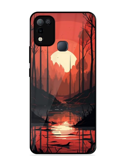 Natural Landscape Glossy Metal Phone Cover for Infinix Smart 5