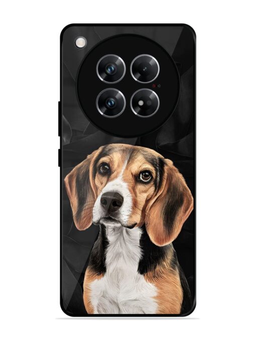 Beagle Portrait Glossy Metal Phone Cover for Infinix Zero 40 (5G)