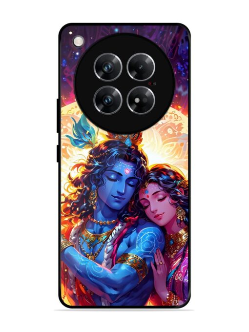 Radha Krishna Art Glossy Metal Phone Cover for Infinix Zero 40 (5G)