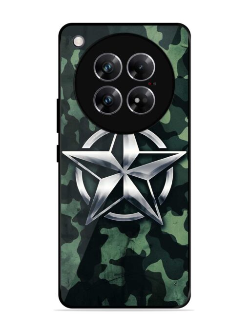 Indian Army Star Design Glossy Metal Phone Cover for Infinix Zero 40 (5G)